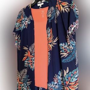 SALE FOR SUMMER VACATIONS. ….NWT Tropical Long Kimono cover-up